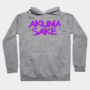 Akuma Sake Logo- Purple Design Hoodie